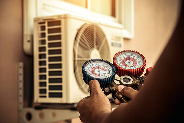 Professional Hvac technician working in Dawson, PA